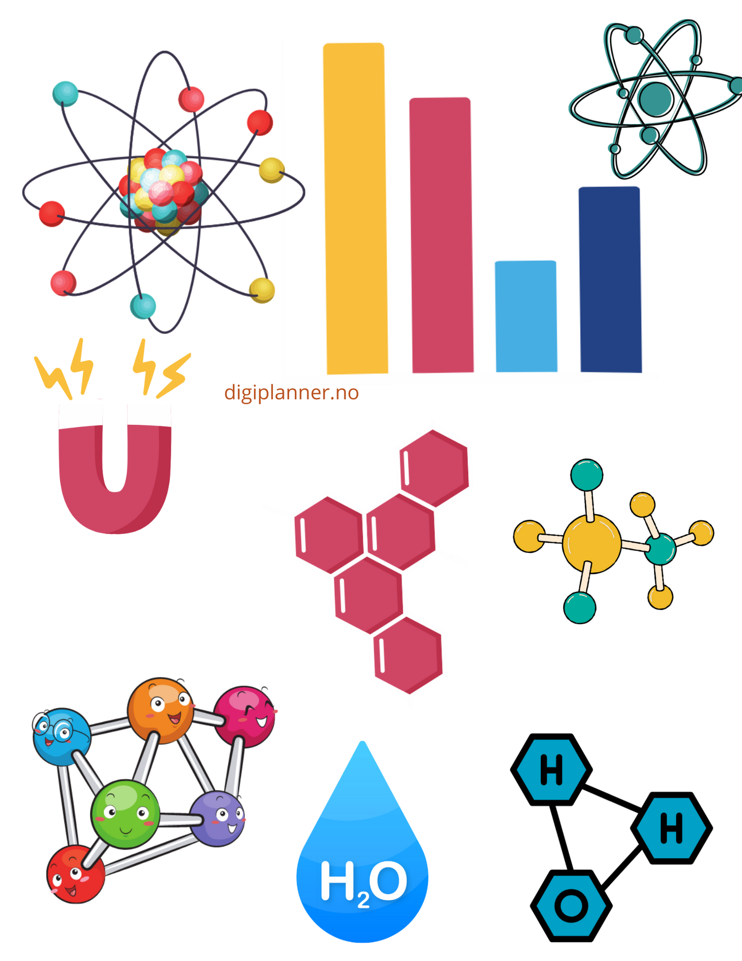 Digital Stickers - Chemistry  + 224
