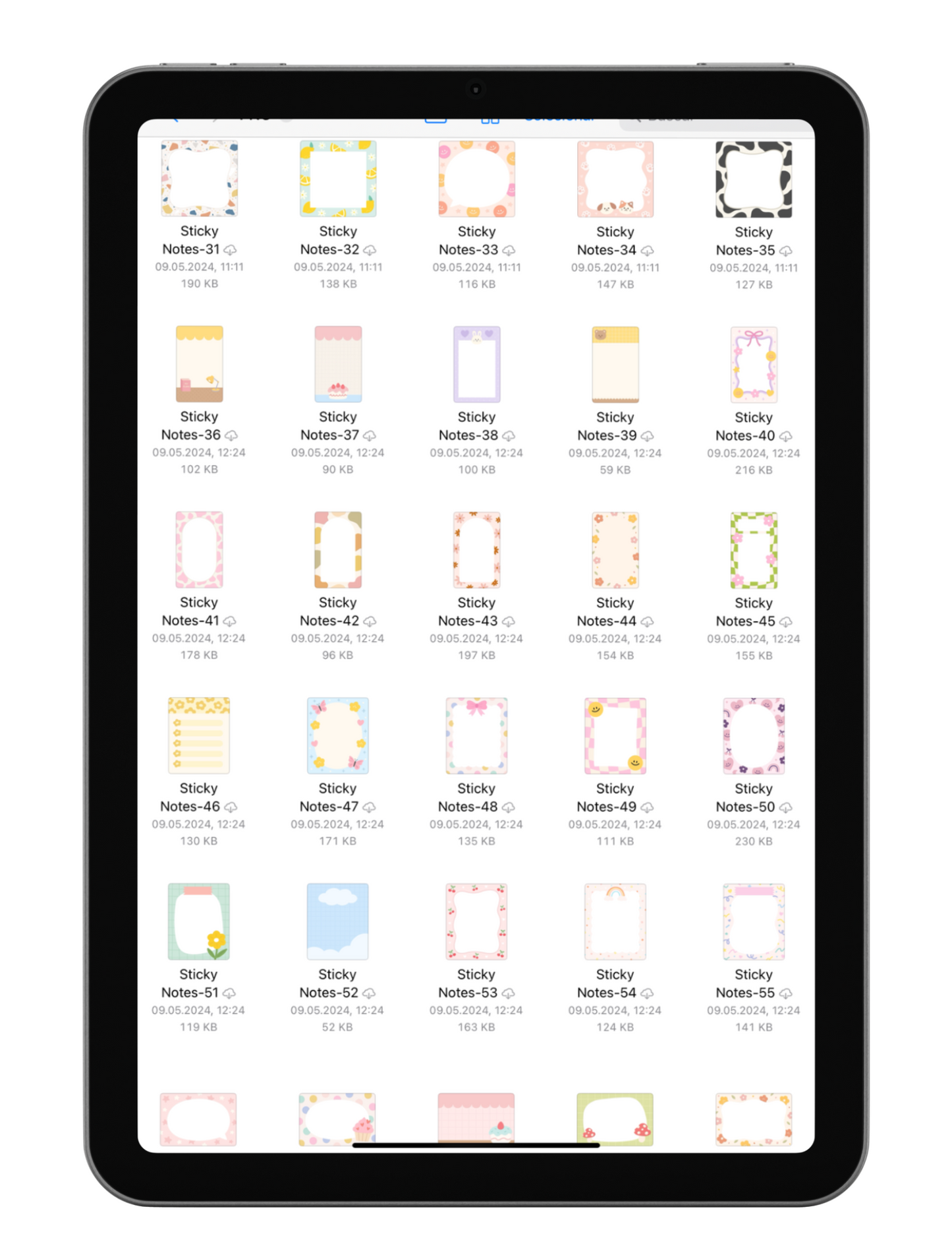 Digital Stickers - notas adesivas Doodle! 🎨✨ 190png