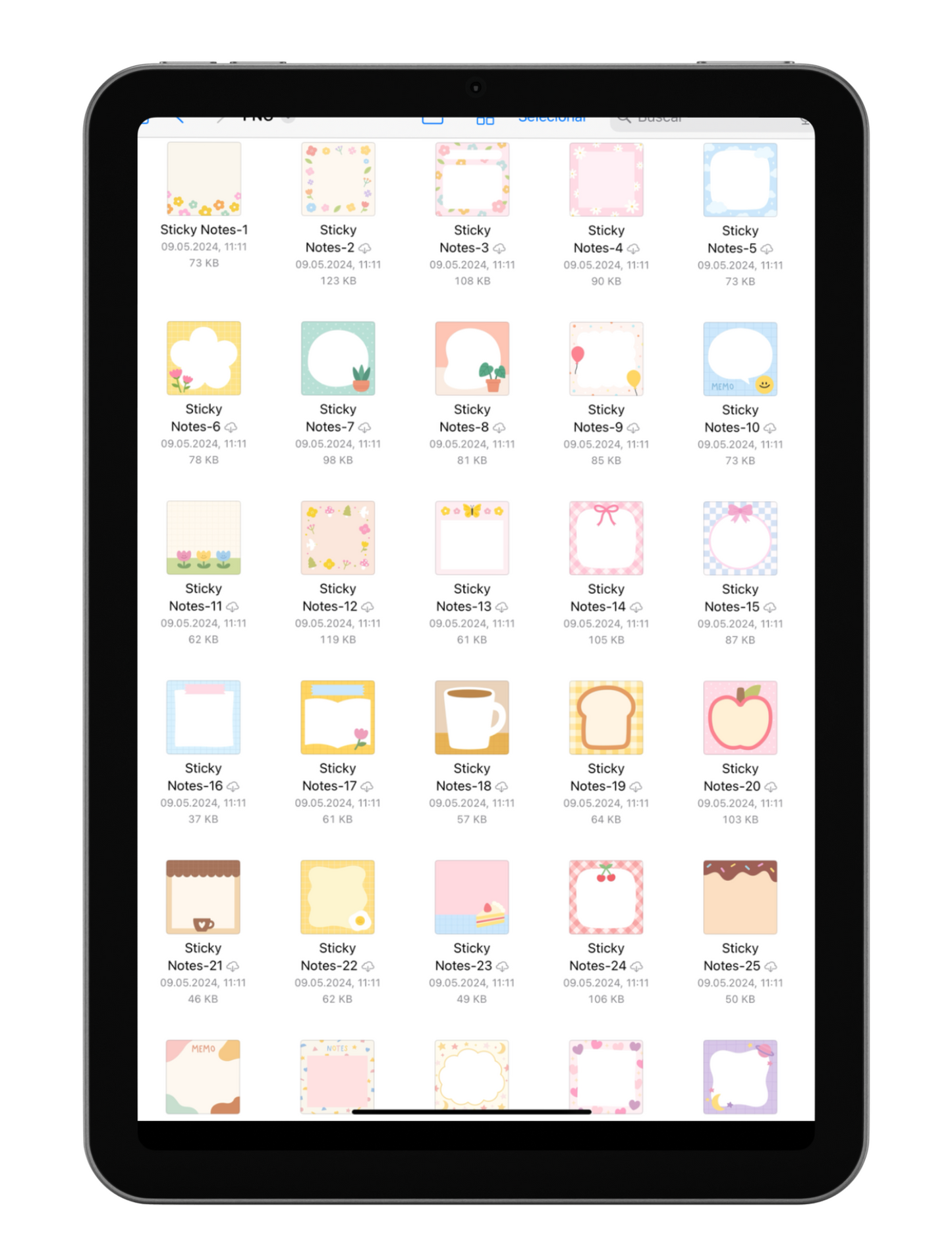 Digital Stickers - notas adesivas Doodle! 🎨✨ 190png