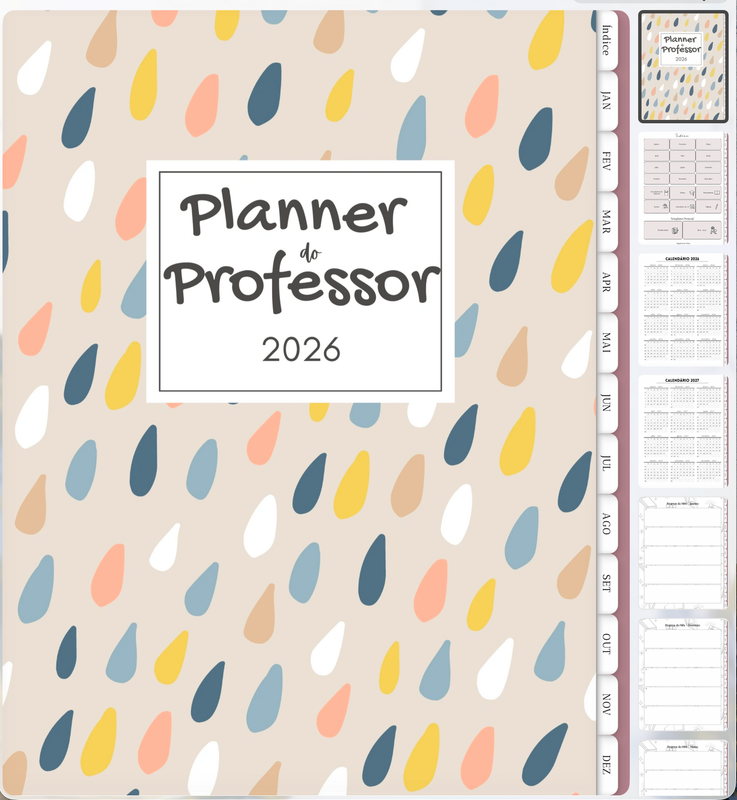 Planner Digital para Professores 2026