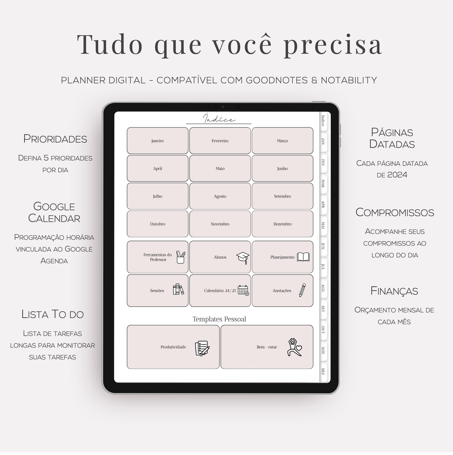 Planner Digital para Professores 2026