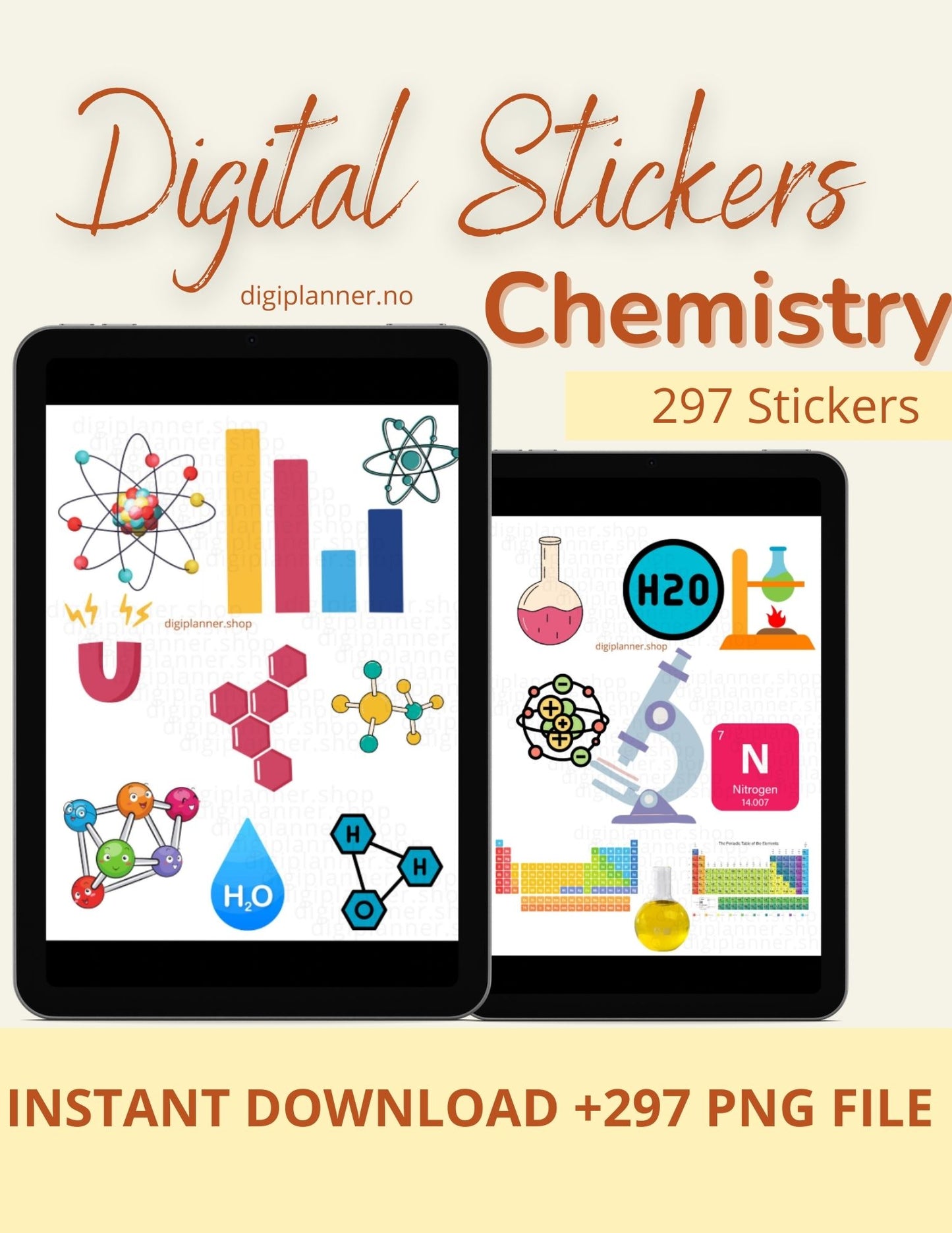 Digital Stickers - Chemistry  + 224